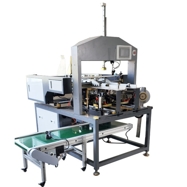 DG-500P Four Corner Pasting Machine for Rigid Box Corners Tapping Process